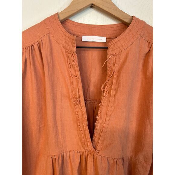 Ces Femme Terracotta Orange Boho Mini Dress - Picture 9 of 9
